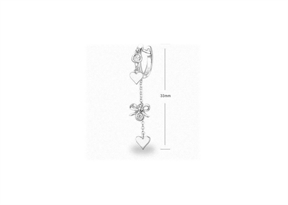 Rhodium Plated | Fashion Earrings